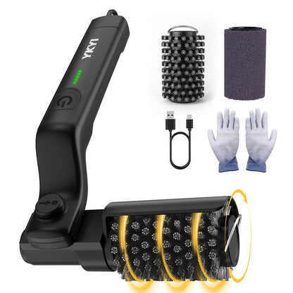 Hair-free design, electric grill brush for outdoor BBQ, three-speed power control, 304 stainless steel, for cleaning BBQ grills.